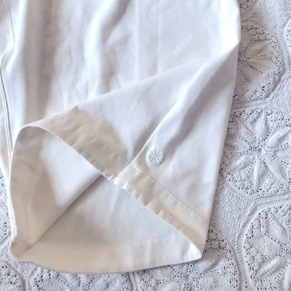 NWT Athleta wide leg sweatpants cropped white cream XL triumph hybrid capris - Picture 6 of 16